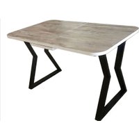 Кухонный стол Боринское Мебель Ричи (дуб юкон/черный)