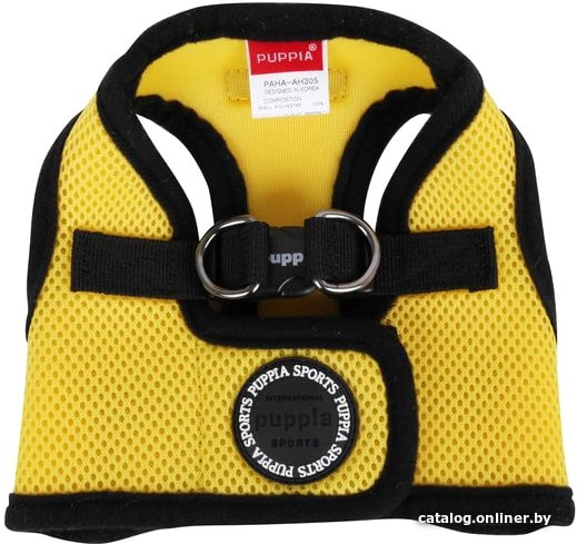 Шлейка-жилетка Puppia Soft Vest PAHA-AH305-YE-3L (желтый)
