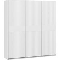 Шкаф-купе Трия Оскар Тиффани Т2 2100 282749 (серебро/белый снег/белый софт)