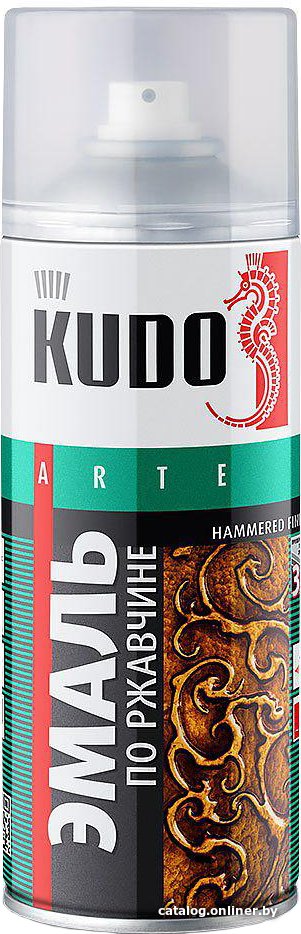 

Эмаль Kudo молотковая по ржавчине KU-3013 0.52 л (серебристо-черный)
