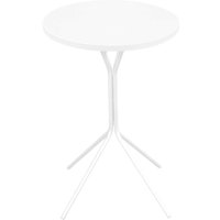 Журнальный столик Sheffilton SHT-CT12-1 (белый муар/глянец белый)