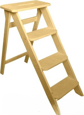 Лестница-стремянка Wood Step SFK-4 (L) (4 ступени, светло-серый)