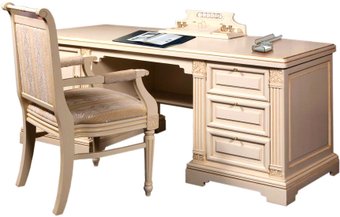 Стол Гомельдрев Престиж ГМ 5971 Береза (крем/патина)