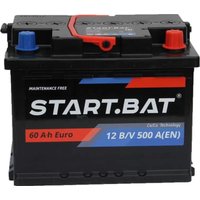Автомобильный аккумулятор Стартбат 12V60 R+ евро (60 А·ч)