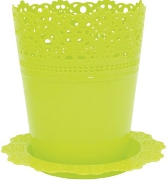 

Кашпо Idea Ажур М 3093 (салатовый)