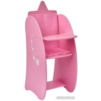 Стульчик для кукол Leader Toys Diamond Star для кормления 74319 (розовый)