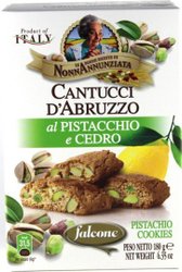 Традиционное тосканское печенье Cantucci с фисташкой и лимоном