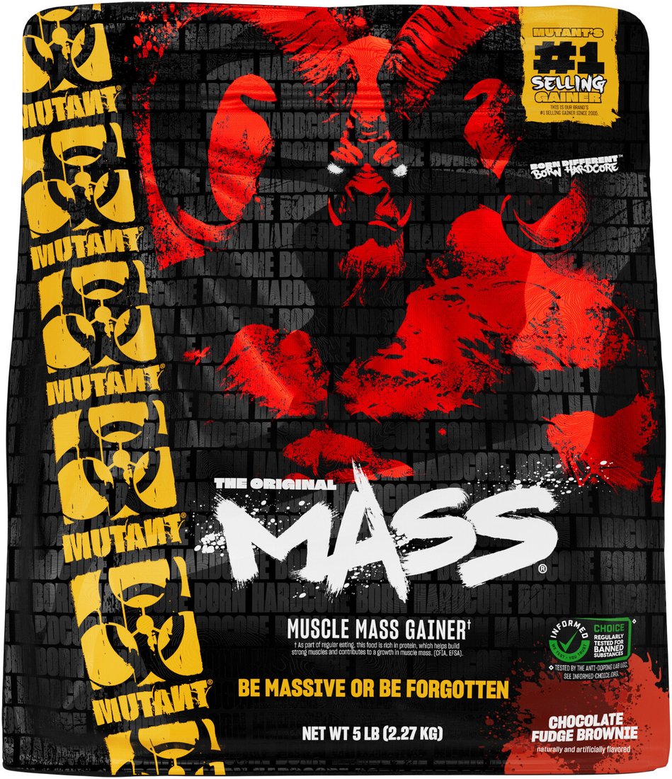 Гейнер Mutant Mass Gainer (шоколад/брауни, 2270г)