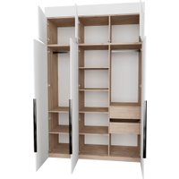 Шкаф распашной Рэйгрупп Рэй S262-В6-2-EB В6-2 (дуб элисон/белый премиум)