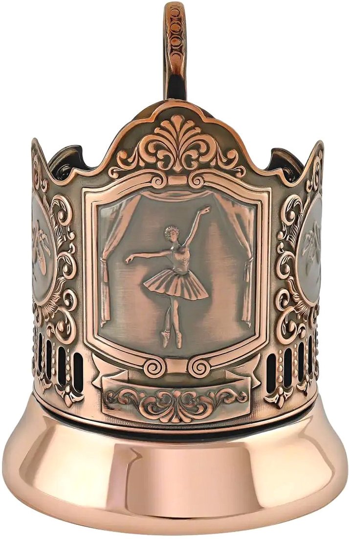

Подстаканник Кольчугинский мельхиор Балерина С9608/27