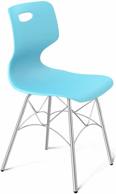 

Стул Sheffilton SHT-ST58/S186 a5-7 (голубой/хром лак)