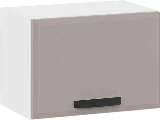 

Шкаф навесной Трия Тиана 1В5Г (белый/мокко супермат)