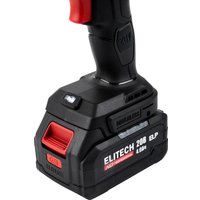 Ударная дрель-шуруповерт ELITECH CD 20BL2 E2201.042.02 (с 2-мя АКБ, кейс)