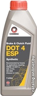 Тормозная жидкость Comma DOT4 ESP 1л