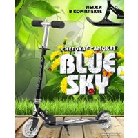 Снегокат Playshion Bluesky-SNW WS-SX003BLZ (черный, dragon)