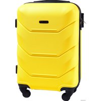 Чемодан-спиннер Wings Peacock 147 50 см (желтый)