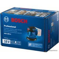 Эксцентриковая шлифмашина Bosch GEX 185-LI Professional 06013A5021 (с 1-м АКБ, кейс)