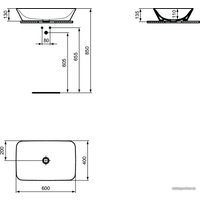 Умывальник Ideal Standard Connect Air 60 E034801