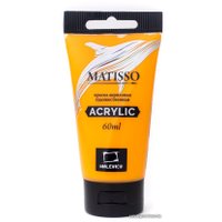 Акриловая краска Малевичъ Matisso 617024 (60 мл, желтый темный)