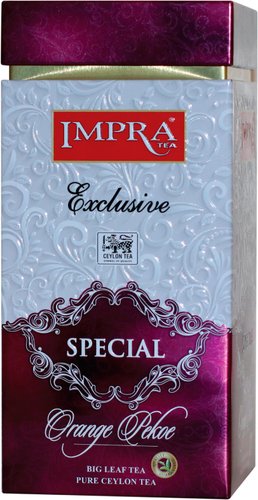 Черный чай Impra Special Orange Peko в банке 200г