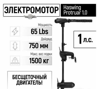Лодочный мотор Haswing Protruar 1.0 12V 65 lbs (75 см)