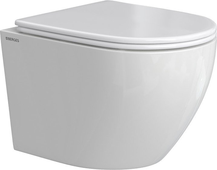 

Унитаз подвесной Berges Wasserhaus OKUS с сиденьем Slim SO (микролифт)