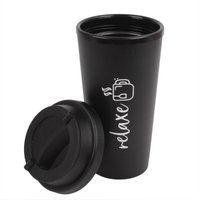 Стакан Darvish С крышкой SR-H-1664-4 (черный)