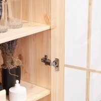 Шкаф-витрина Диприз Бритта 2 дв 4 ящ Д.70056.1 (сосна/лак)