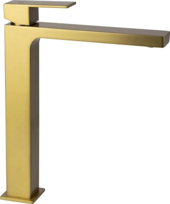 Смеситель Kaiser Cube 01311-3 (брашированое золото)