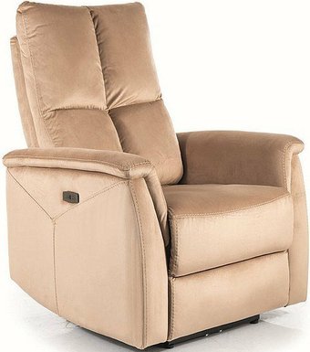 Электрический реклайнер Signal Neptun Velvet Bluvel 28 (бежевый)