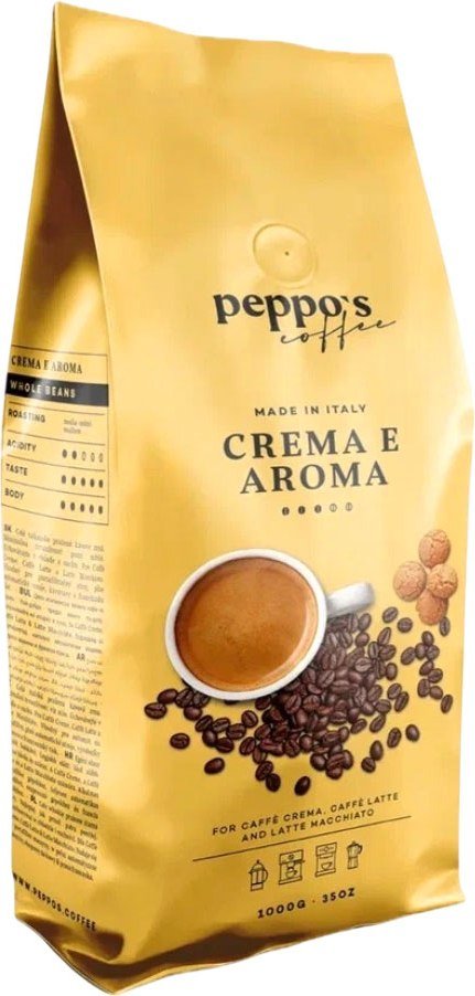 

Кофе Peppo’s Coffee Crema e Aroma зерновой 1кг