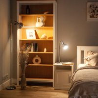 Настольная лампа Uniel UML-B702 E14 SILVER UL-00010159