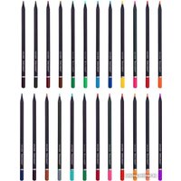 Набор цветных карандашей BRAUBERG Black Wood 181949 (24 шт)