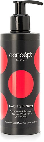 Оттеночный бальзам Concept Fresh Up с дозатором красный 250 мл