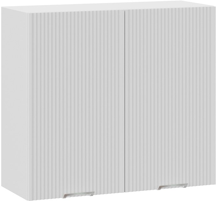 

Шкаф навесной Трия Кимберли 1В8 (белый/сноу)