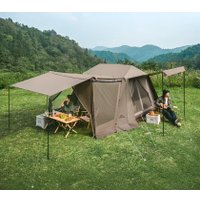 Кемпинговая палатка Naturehike Village 6.0 II CNK2300ZP021-DCFS (коричневый)