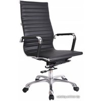 Офисное кресло AksHome Elegance Chrome Eco (черный)
