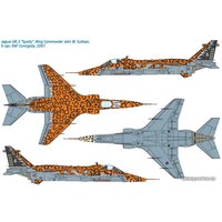 Сборная модель Italeri 1357 Истребитель-бомбардировщик JAGUAR Gr.3 BIG CAT Sp. Colors