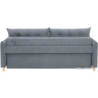 Диван Krones Цезарь 3 (велюр, графит)