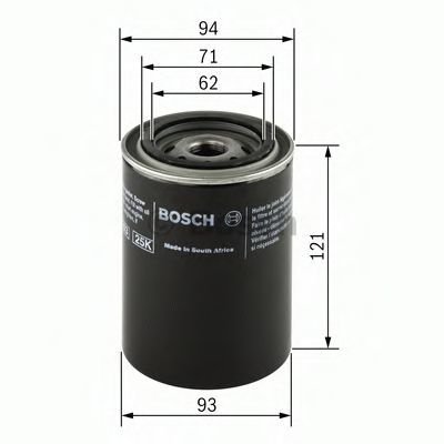 

Масляный фильтр Bosch 0986452005