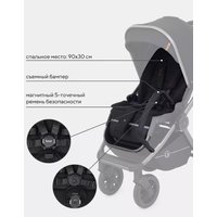 Универсальная коляска Rant Falcon RA097 (2 в 1, черный)