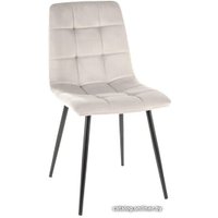 Стул Signal Mila Velvet (bluvel 03 светло-серый/венге)