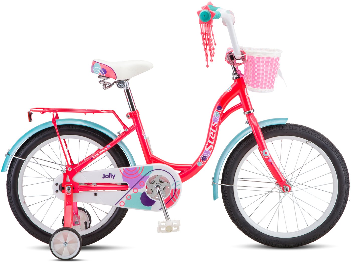 

Детский велосипед Stels Jolly 18 V010 2021 (розовый/голубой)