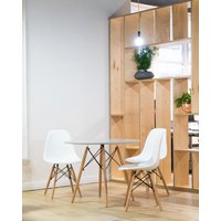 Стул LoftyHome Acacia VC1001W-W (белый)