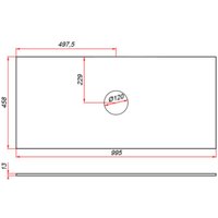  ЗОВ Столешница 13 CKP13W995458C1 (белый) в Бресте