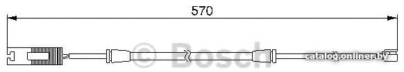 Тормозные колодки Bosch 1987474954