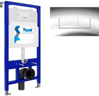 Инсталляция для унитаза Teymi Aina 52 T70011 + Helmi T70202CH