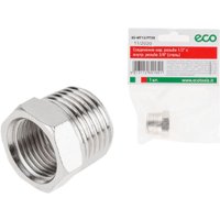 Фитинг ECO Переходник нар. резьба 1/2" х внутр. резьба 3/8" AS-MT12/FT38