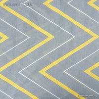 Семейный комплект постельного белья Этель Желто-серые зигзаги 2565816 в Бресте