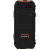 Кнопочный телефон Maxvi T101 (оранжевый)